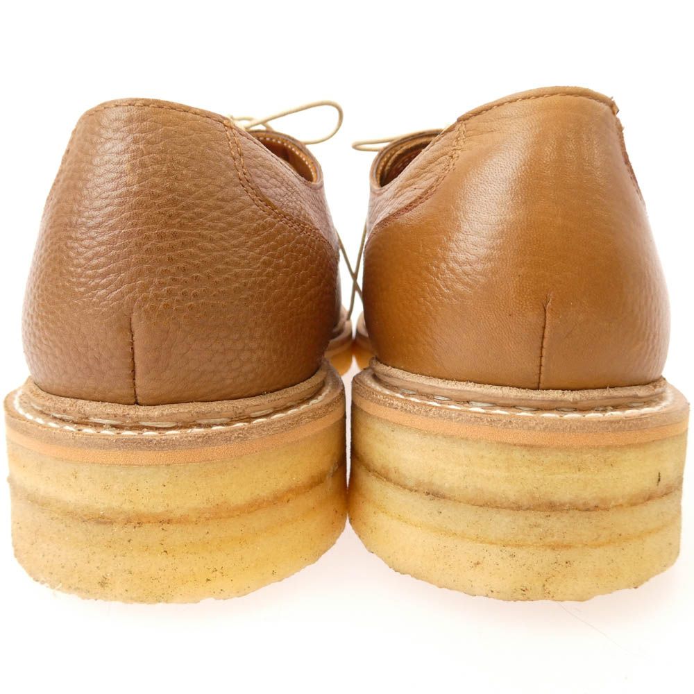  ネセサリーオアアンネセサリー necessary or unnecessary 1601 WCR N O UN GOLF ゴルフ クレープソール レザーシューズ キャメル系 8 その他 靴