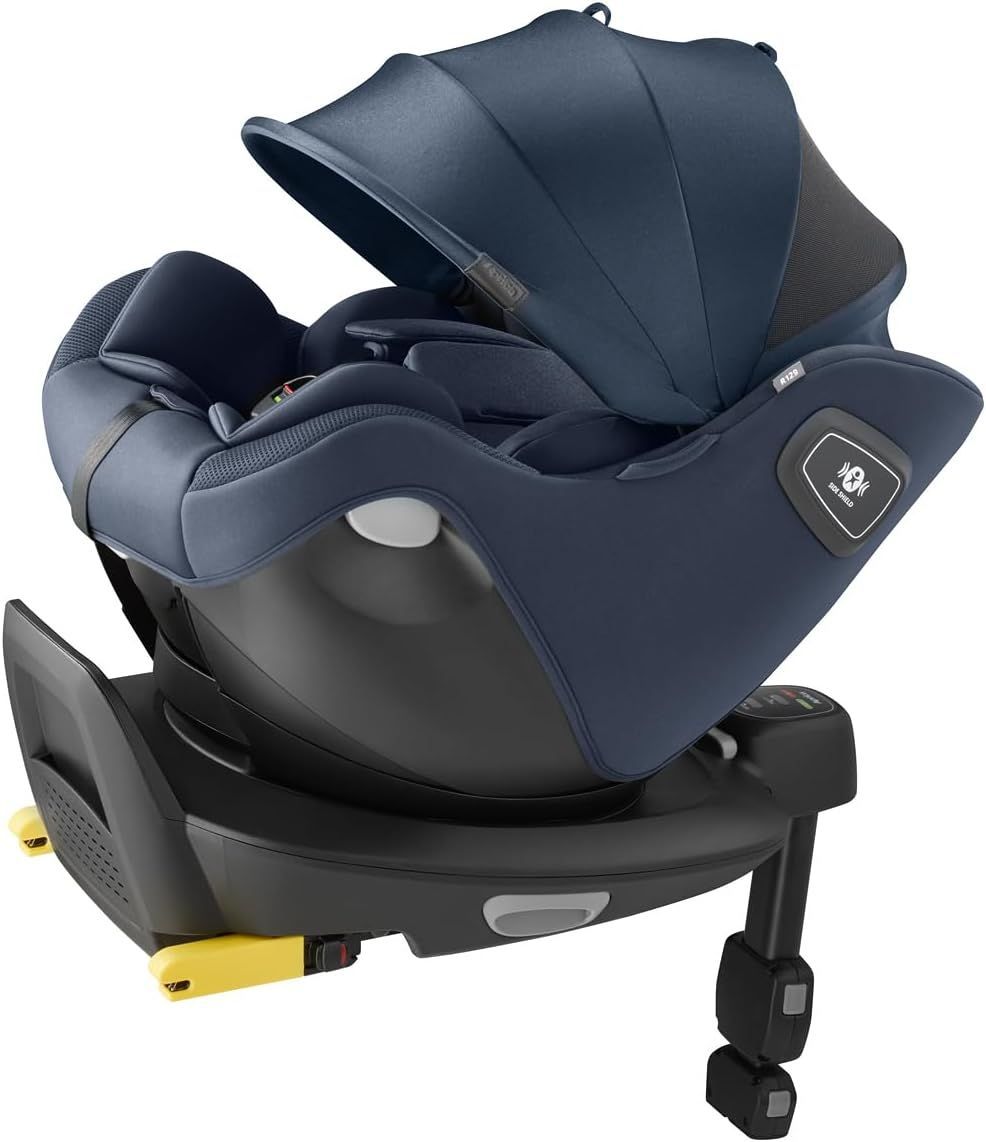 箱シール跡あり並行輸入品 アップリカ クルリラ エックス プラス ネイビー チャイルドシート