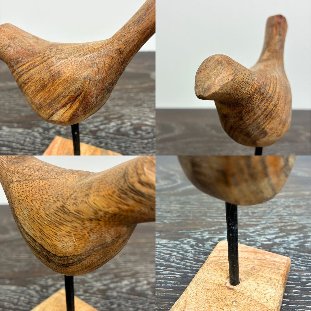 アクタス バードオブジェ（大・小セット） ACTUS（アクタス）木製バード（鳥）オブジェ 大小セット - メルカリ