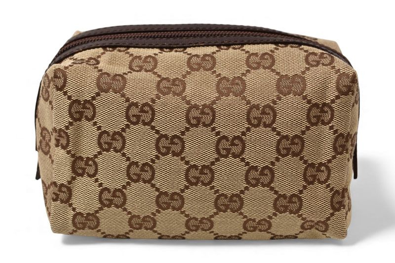オファー グッチ ポーチ GUCCI GGキャンバス 化粧ポーチ/コスメポーチ