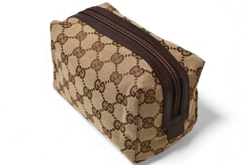 オファー グッチ ポーチ GUCCI GGキャンバス 化粧ポーチ/コスメポーチ