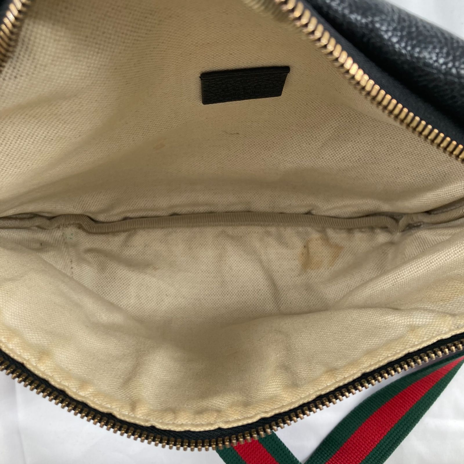 Gucci グッチ ヴィンテージロゴプリント ボディバッグ 530412 ブラック