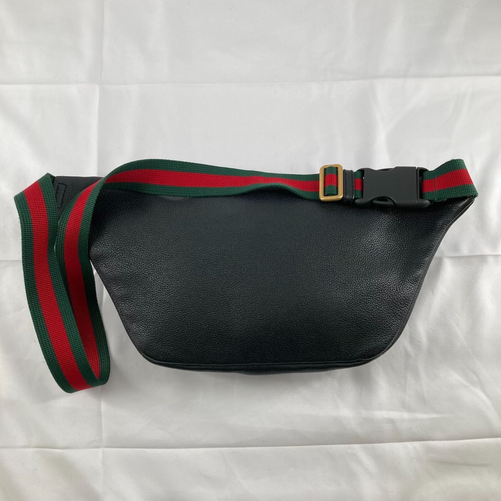 Gucci グッチ ヴィンテージロゴプリント ボディバッグ 530412 ブラック