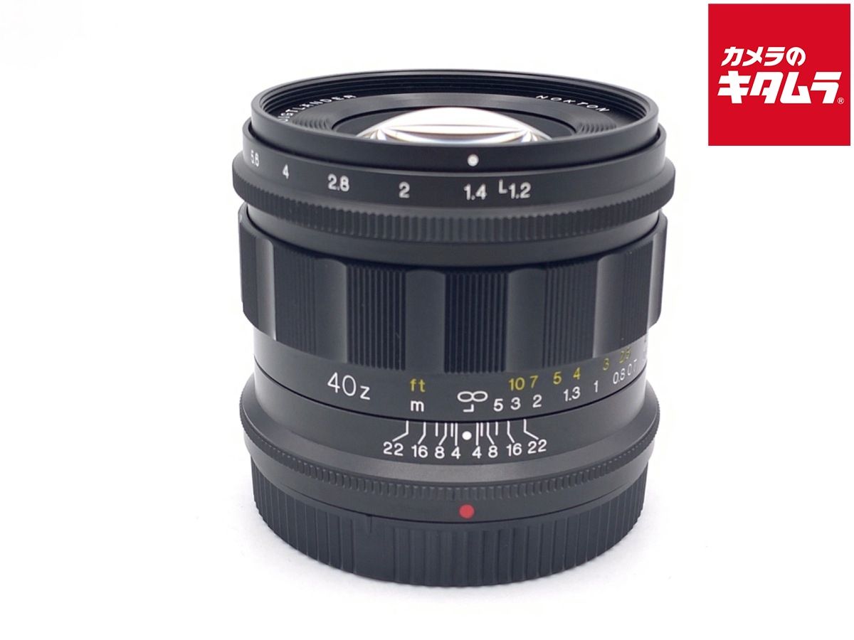 並品 コシナ フォクトレンダー NOKTON 40 mm F 1.2 Aspherical ニコンZ用