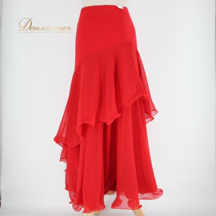 社交ダンス 衣装 スタンダード スカート レッスンウェア オール