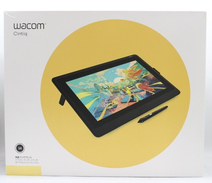 Wacom 液タブ DTK 1660 Cinriq 16 ワコム 液晶タブレット ペンタブ イラスト -D-Z 26-byebye