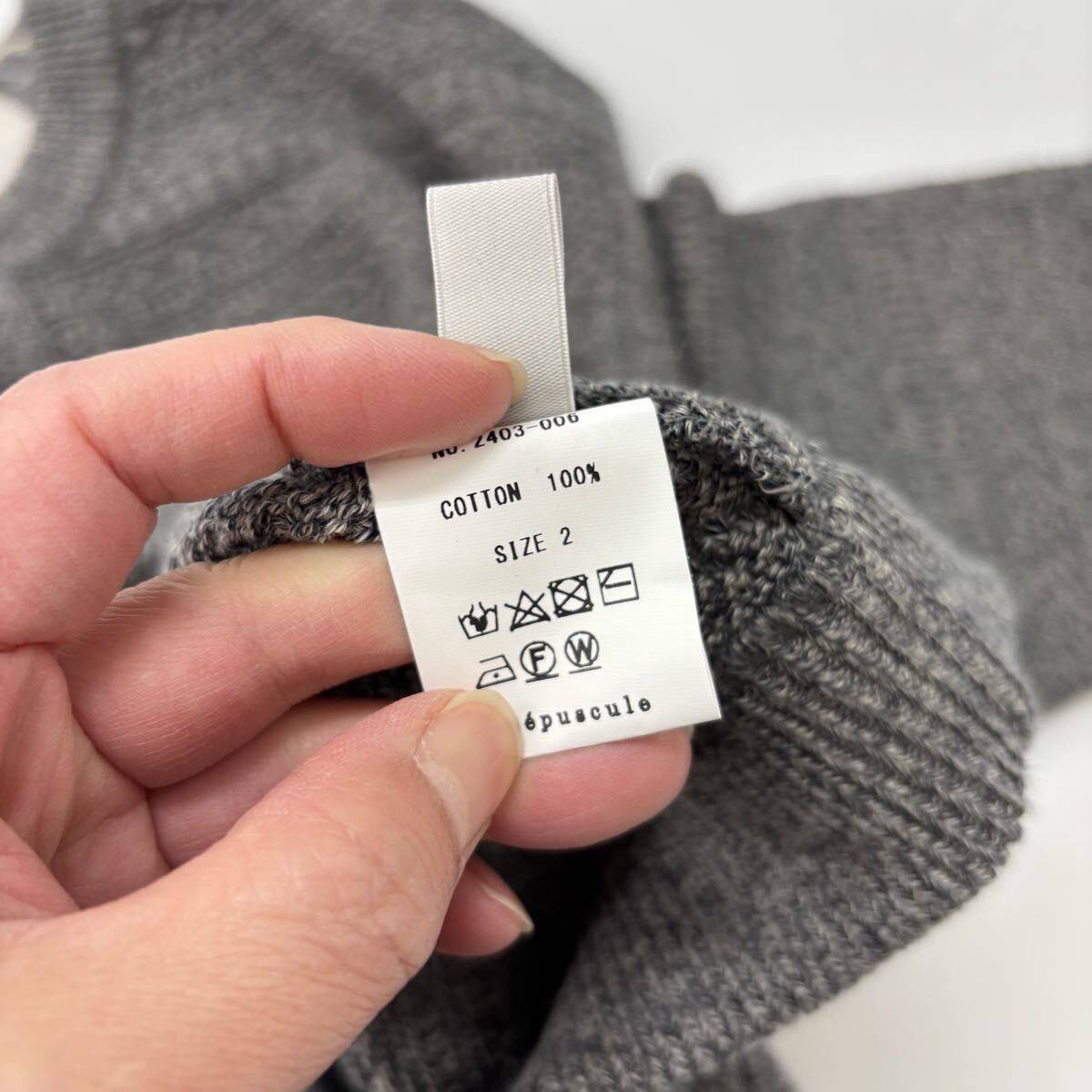24aw 2024 新品 crepuscule クレプスキュール Fair Isle Links CD 2403 