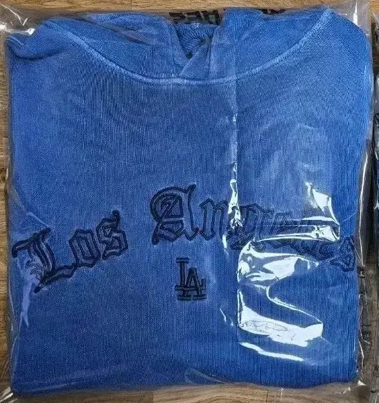 40 割引 MLB LA ドジャーズ イングリッシュ フーディーT ブルー