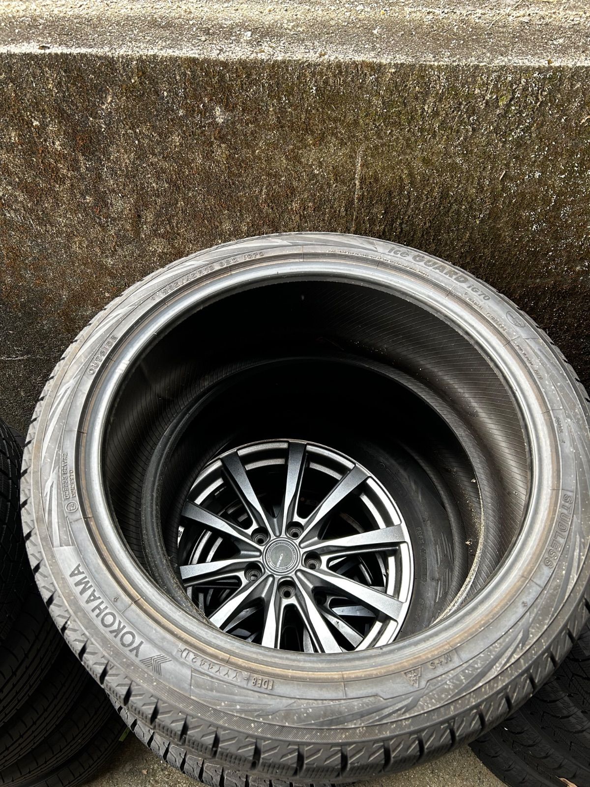 ４本セット 225 45 R 19 ヨコハマ アイスガード IG 70 冬 スタッドレス タイヤ