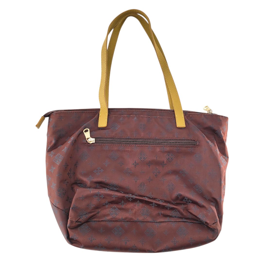 美品russet ラシット トートバッグ ブラウン 総柄 Russet - 美品 