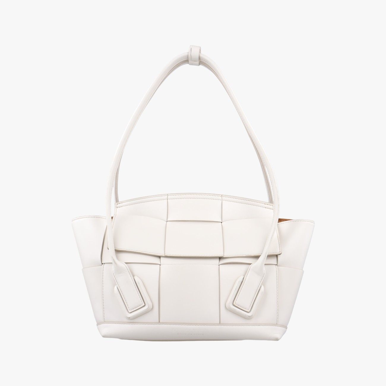 ボッテガヴェネタBottega Venetaザ アルコ ホワイト レザー B08824550D