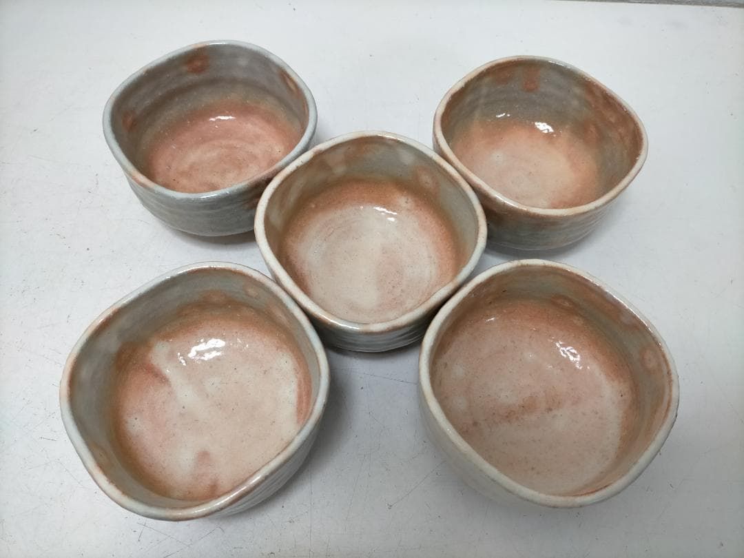 送料無料】 萩焼 天龍窯 小鉢揃 5客セット 手作り風 うつわ 和食器 副