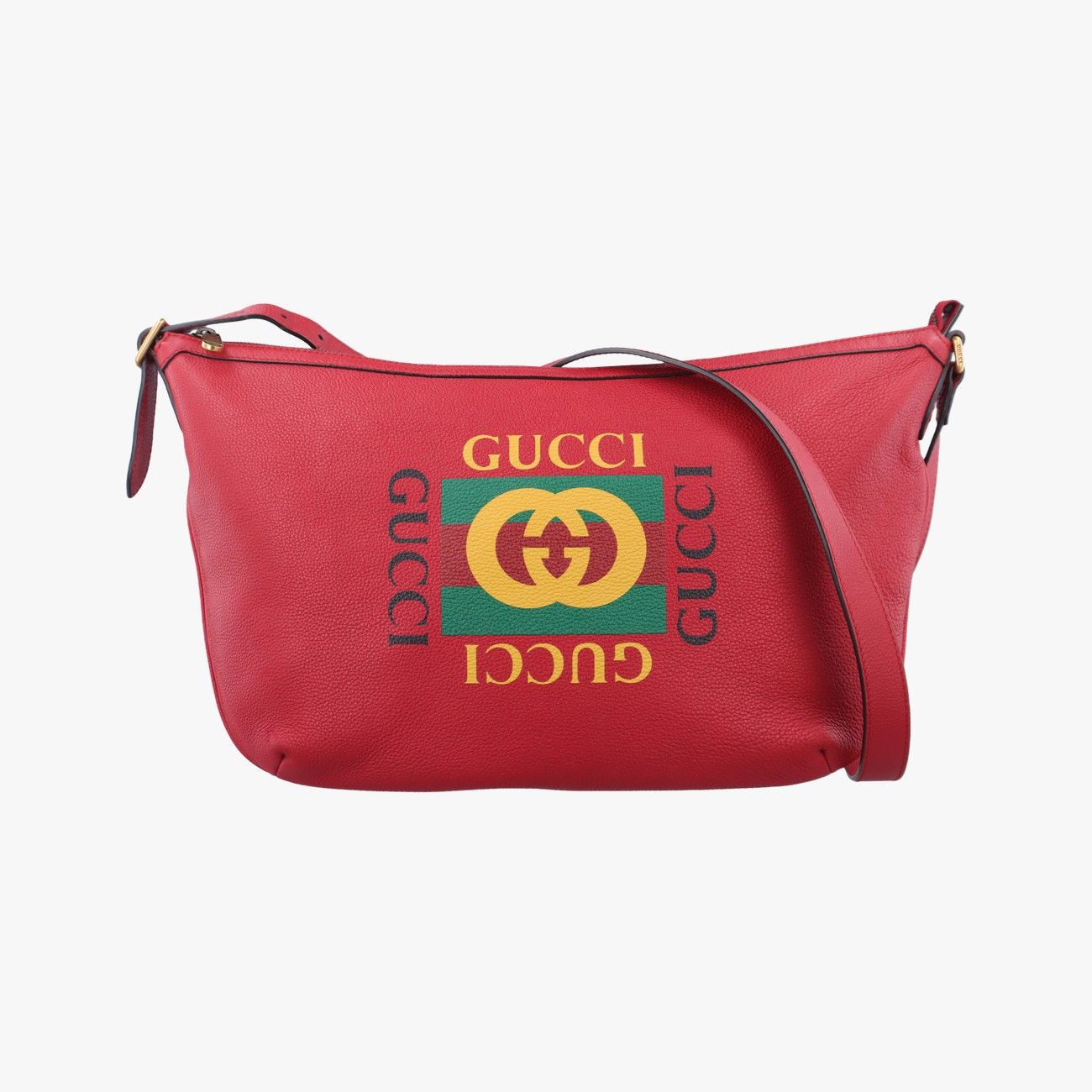 グッチGucciグッチプリント レッド レザー 523588