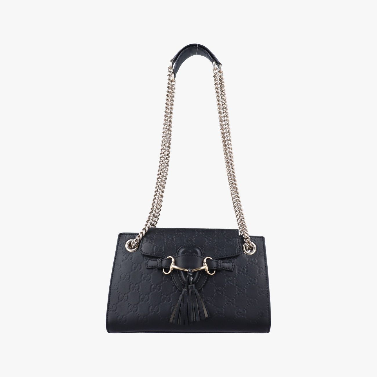 グッチGucciエミリー ブラック レザー 369621 製番不明