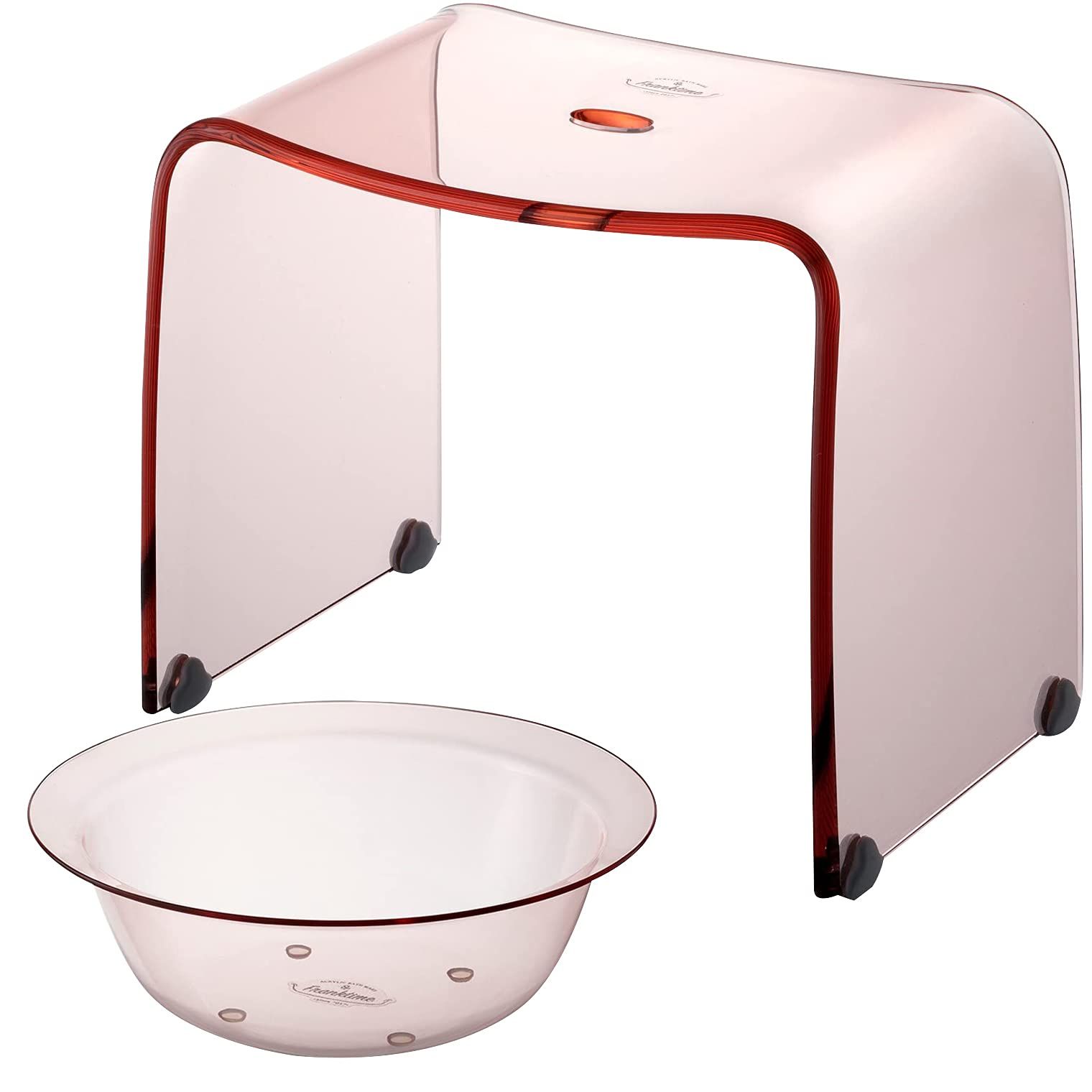 セット品 リス フランクタイム クリアピンク ウォッシュボールS バスチェアーL