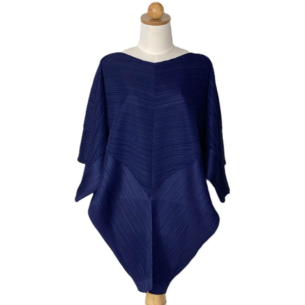 ISSEY MIYAKE イッセイミヤケ PLEATS PLEASE チュニック ネイビー サイズ不明 レディース