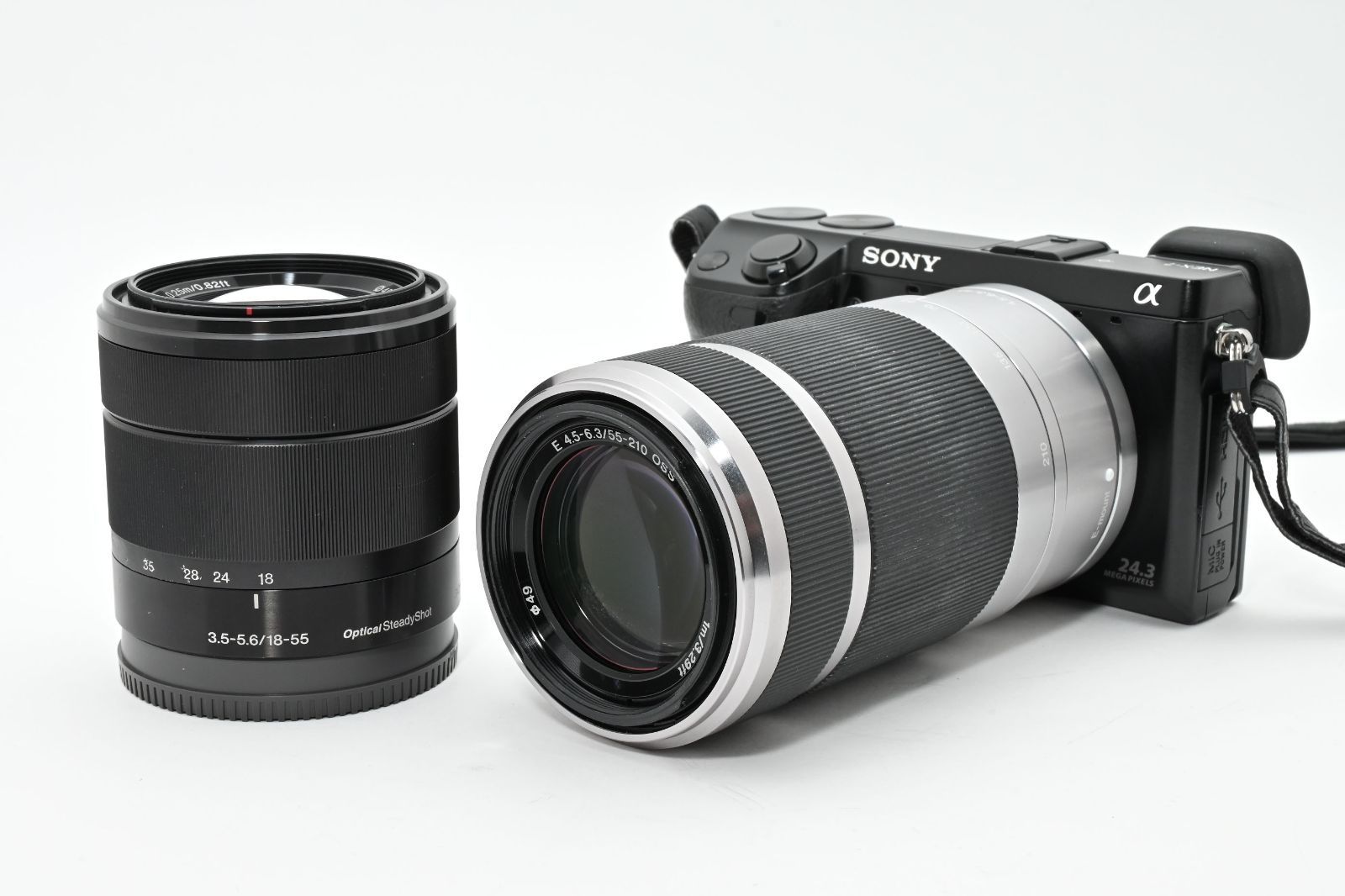 ソニー SONY NEX 7 E 4 5 6 3 55 210 mm OSS 18 レンズセット A 0645