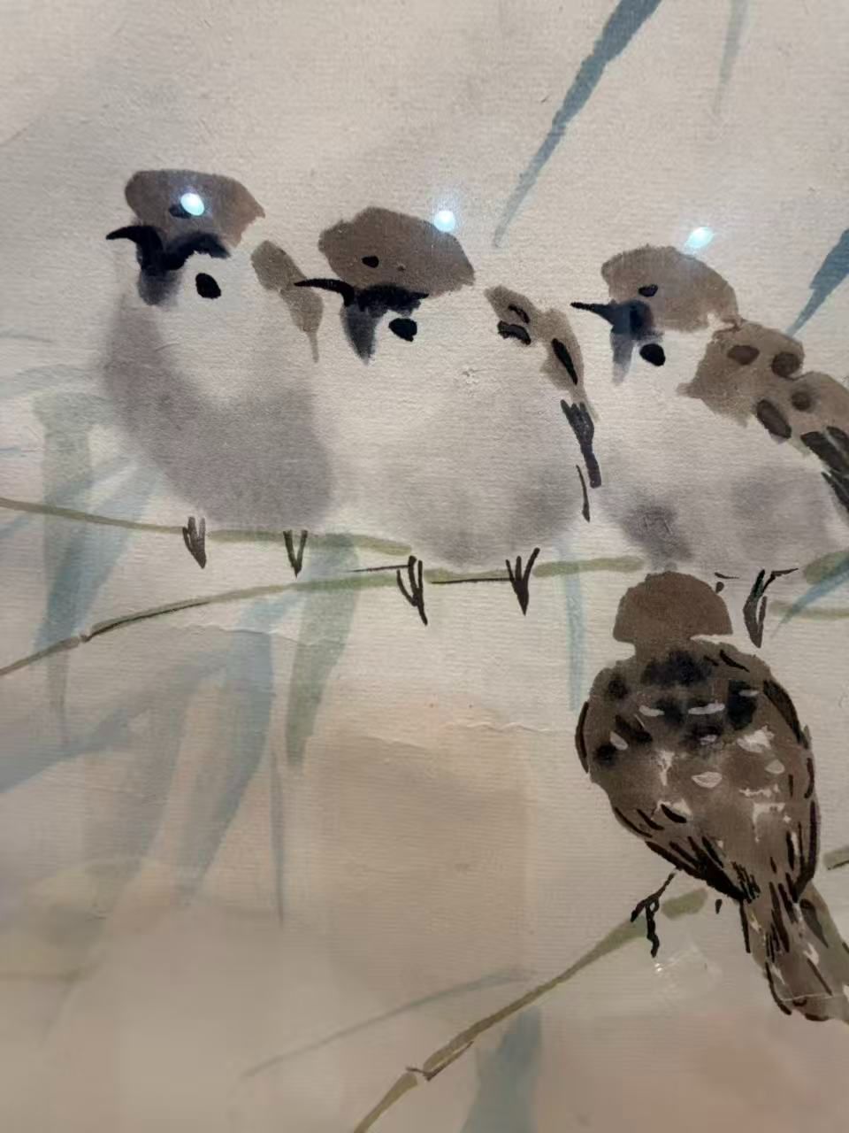 四喜図 徐悲鴻 ﻿水墨画 模写 - メルカリ