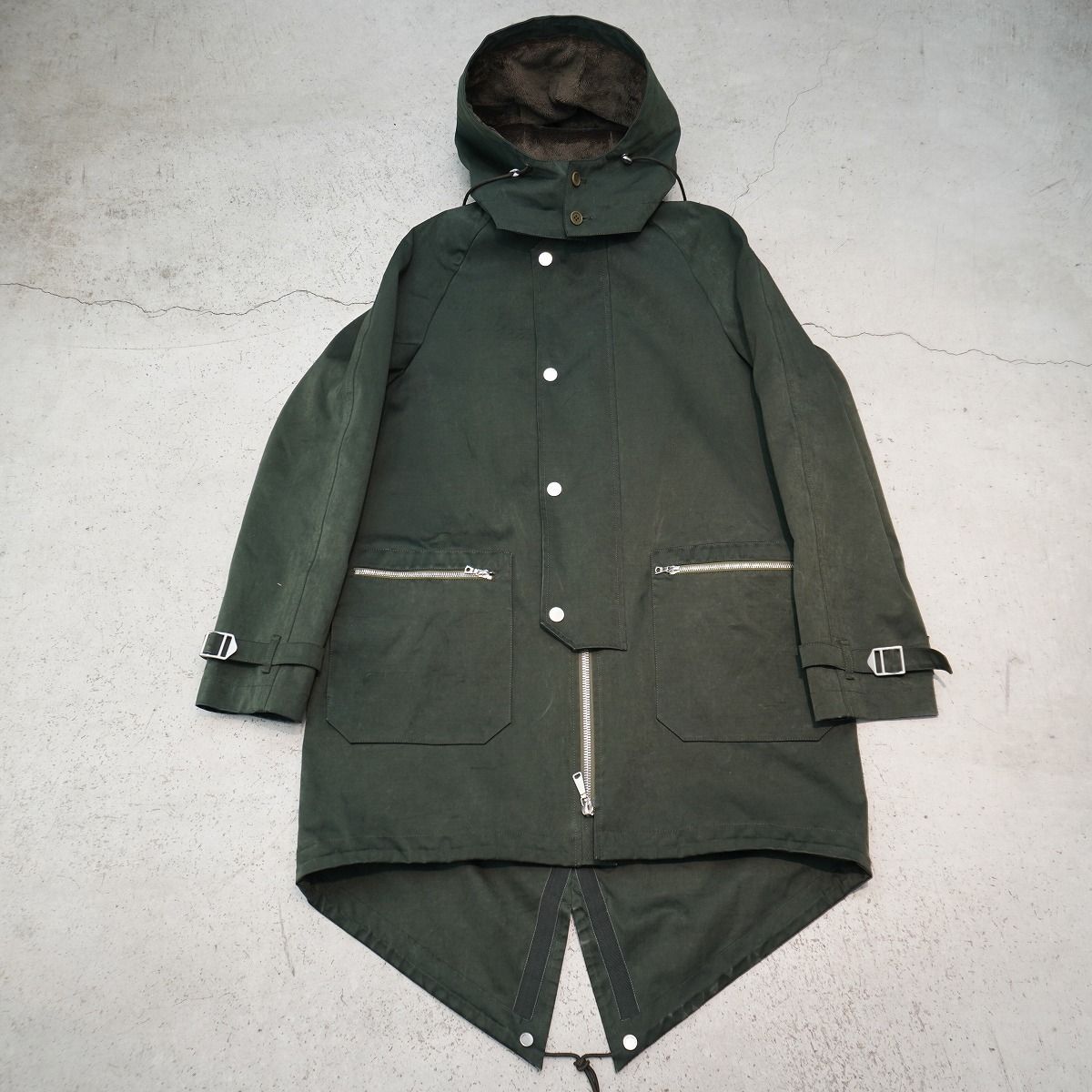 美品 OAMC オーエーエムシー Fishtail Coat ナイロン ベンタイル 