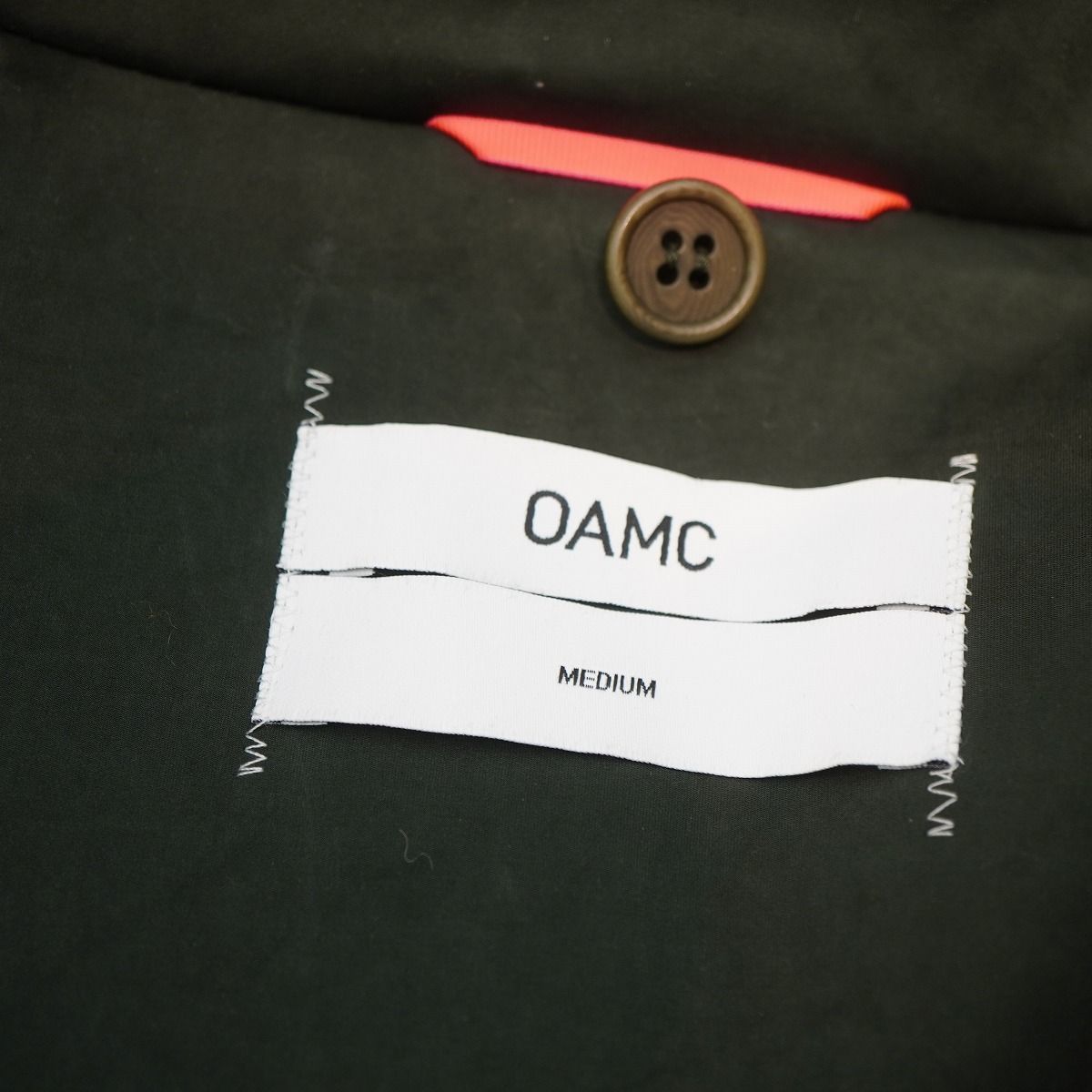美品 OAMC オーエーエムシー Fishtail Coat ナイロン ベンタイル 