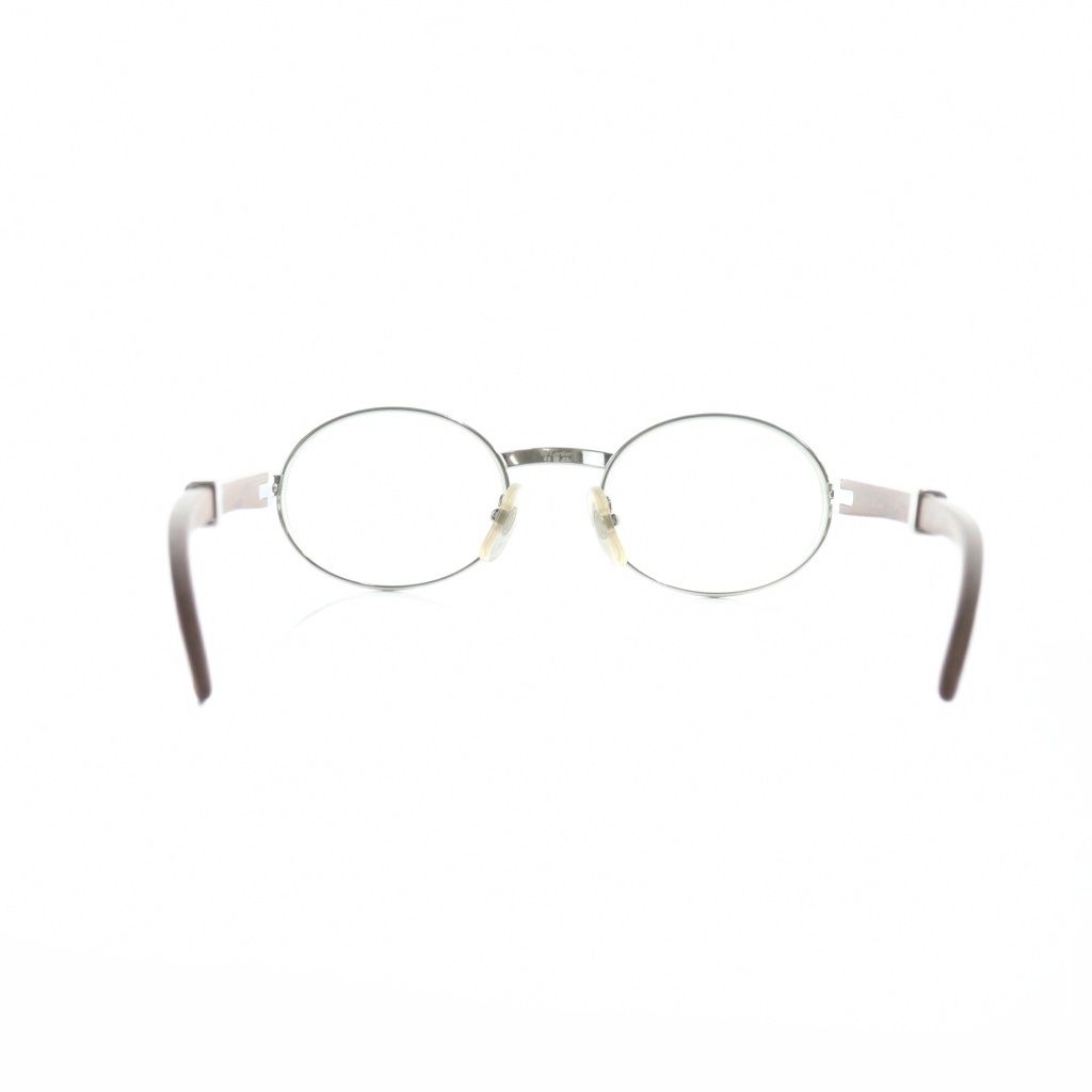 カルティエ Cartier ジヴェルニー ウッドテンプル トリニティ メガネ めがね ロゴ 135 b 度入り シルバー色 MQ OH AA