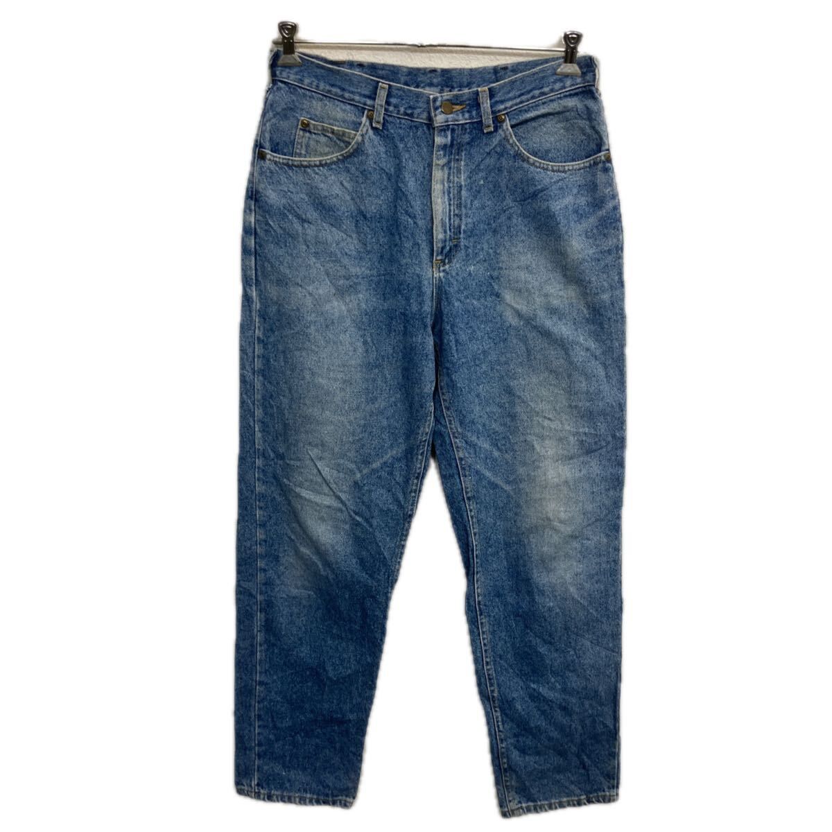 USA製 Lee デニムパンツ W34 ブルー リー ジップアップ アメカジ 
