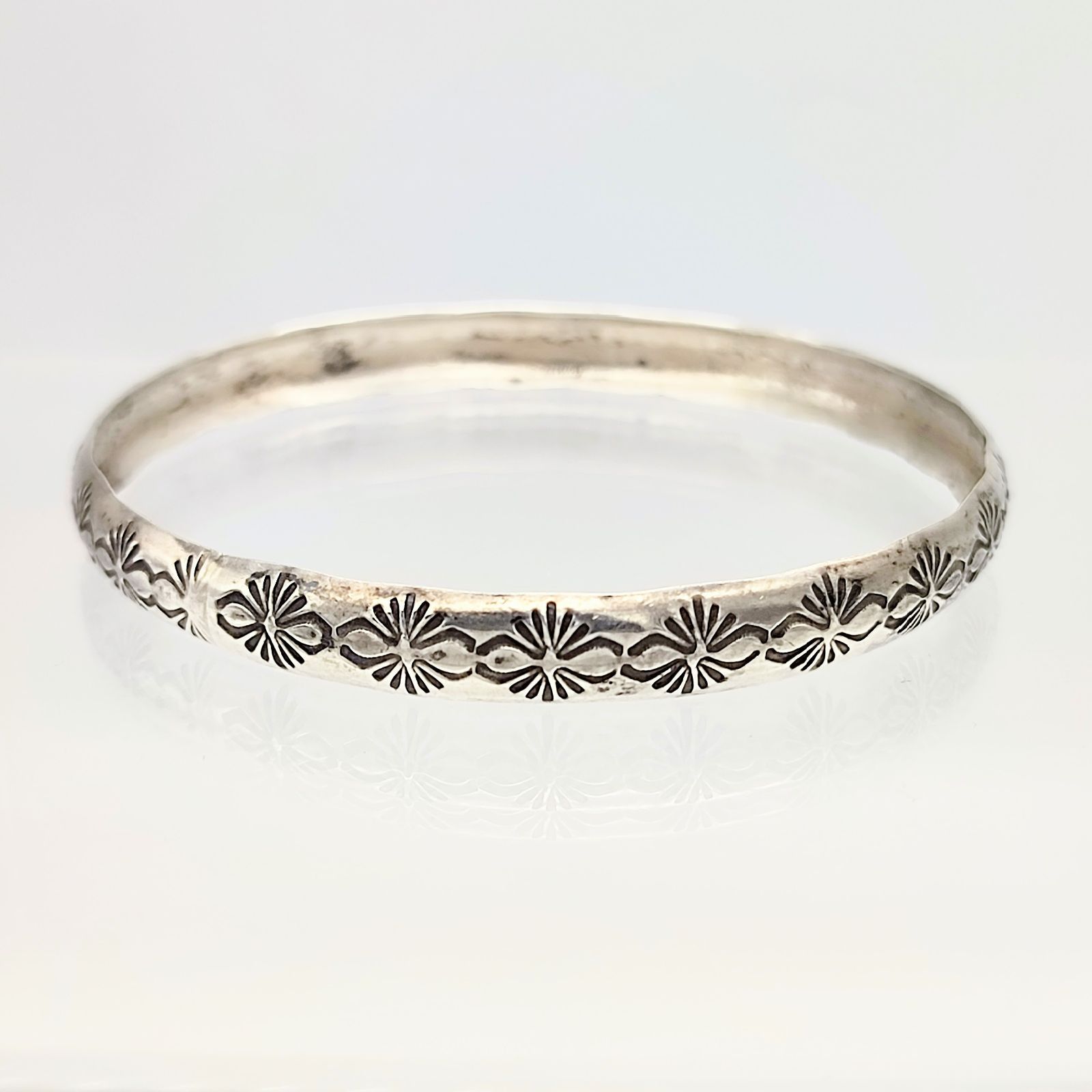 インディアンジュエリー ナバホ族 ブレスレット バングル シルバー925