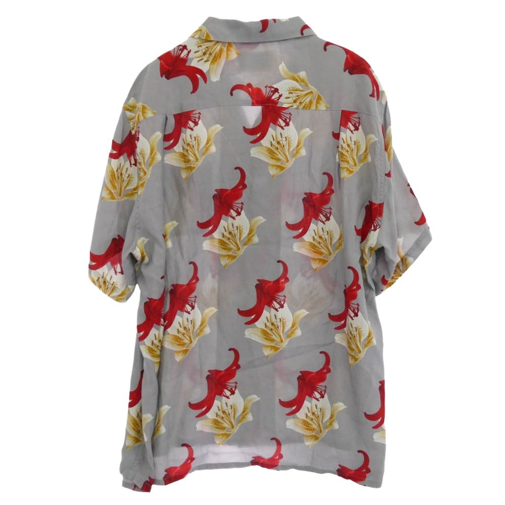 WACKO MARIA ワコマリア 20SS HAWAIIAN SHIRT S/S 百合柄 レーヨン