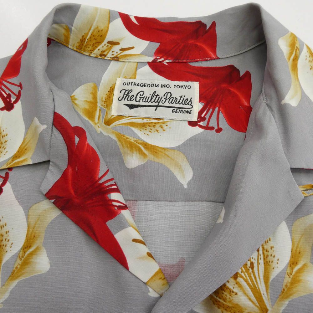 WACKO MARIA ワコマリア 20SS HAWAIIAN SHIRT S/S 百合柄 レーヨン