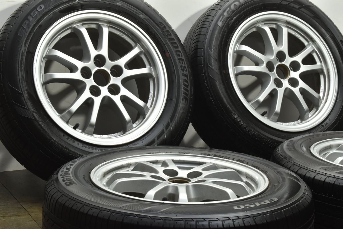 交換用に トヨタ 50 プリウス 15 in 6 5 J 40 PCD 100 ブリヂストン エコピア EP 150 195 65 R カローラツーリング スポーツ 可