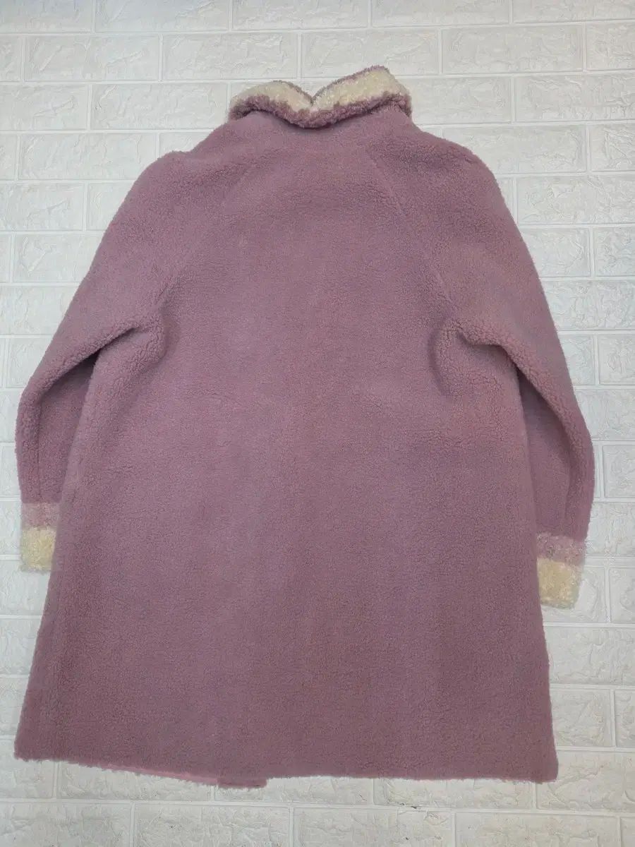 HAZZYS ヘジス フリース ボア コート ピンク 165 サイズ