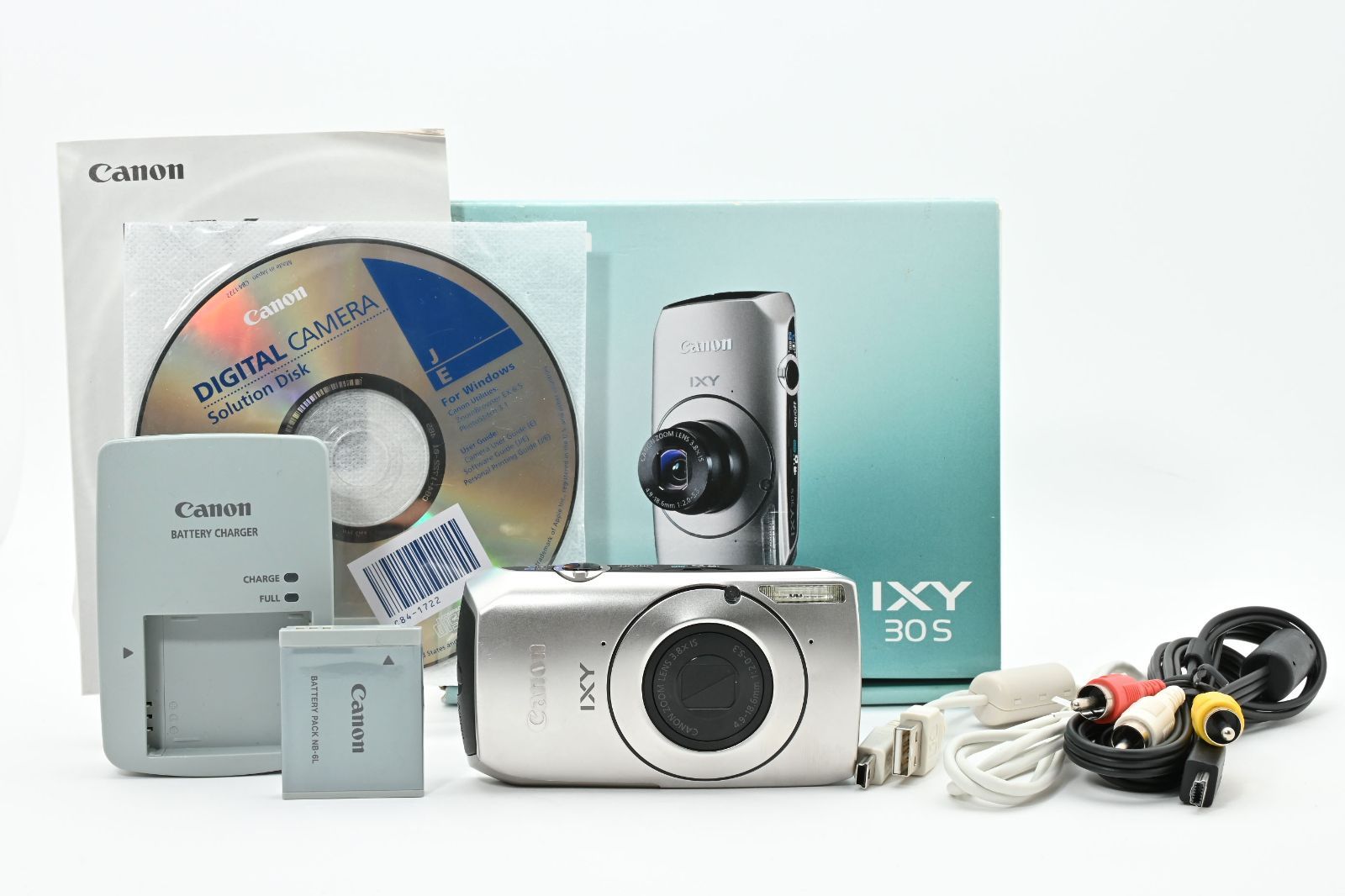 特上 キャノン Canon IXY 30 S シルバー PC 1473 コンパクト デジタル カメラ デジカメ コンデジ A 0648