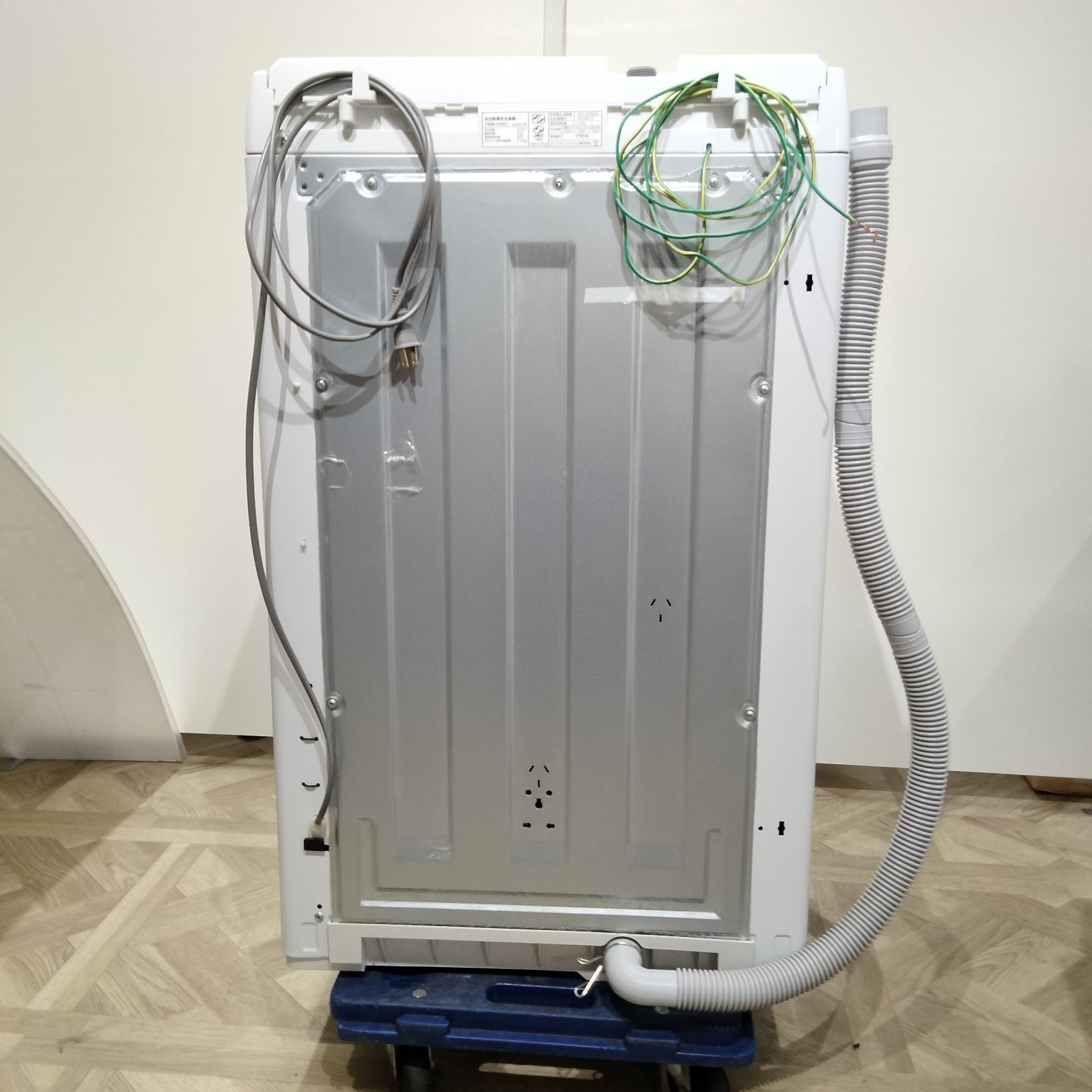 生活家電 [N-6611] ヤマダセレクト 全自動洗濯機 4.5kg 21年製 YWM-