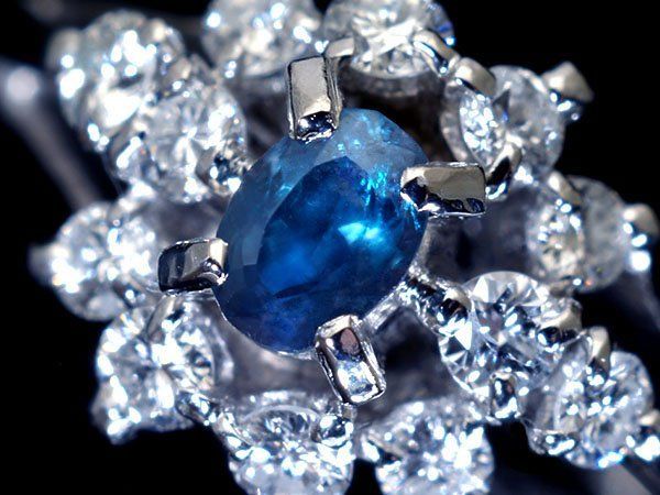 ジュエリー極】超希少宝石！極上天然アレキサンドライト0.19ct＆ダイヤ