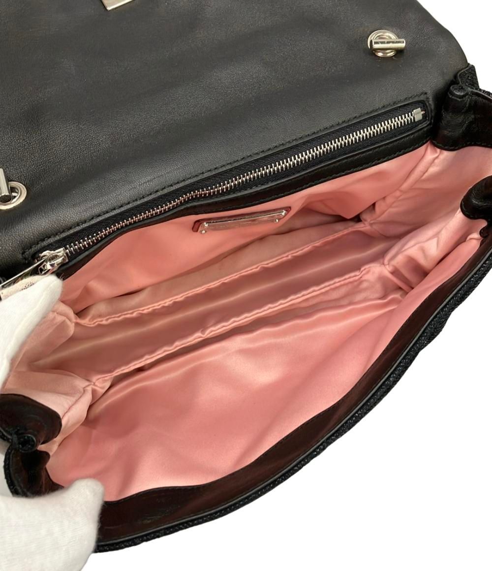 美品 サルヴァトーレフェラガモ キルティング チェーンショルダー