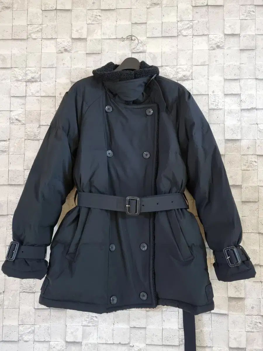 ジェインソン ブラック グースダウン ベルト付き トレンチ ダウン