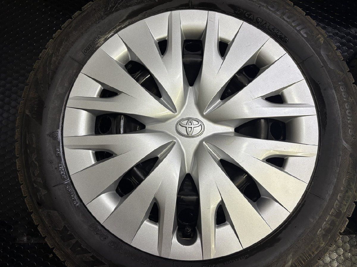 BS BLIZZAK VRX 3 185 60 R 15 スタッドレス トヨタ ヤリス ホイール 15インチ 21年製 バリ溝 KTM 589