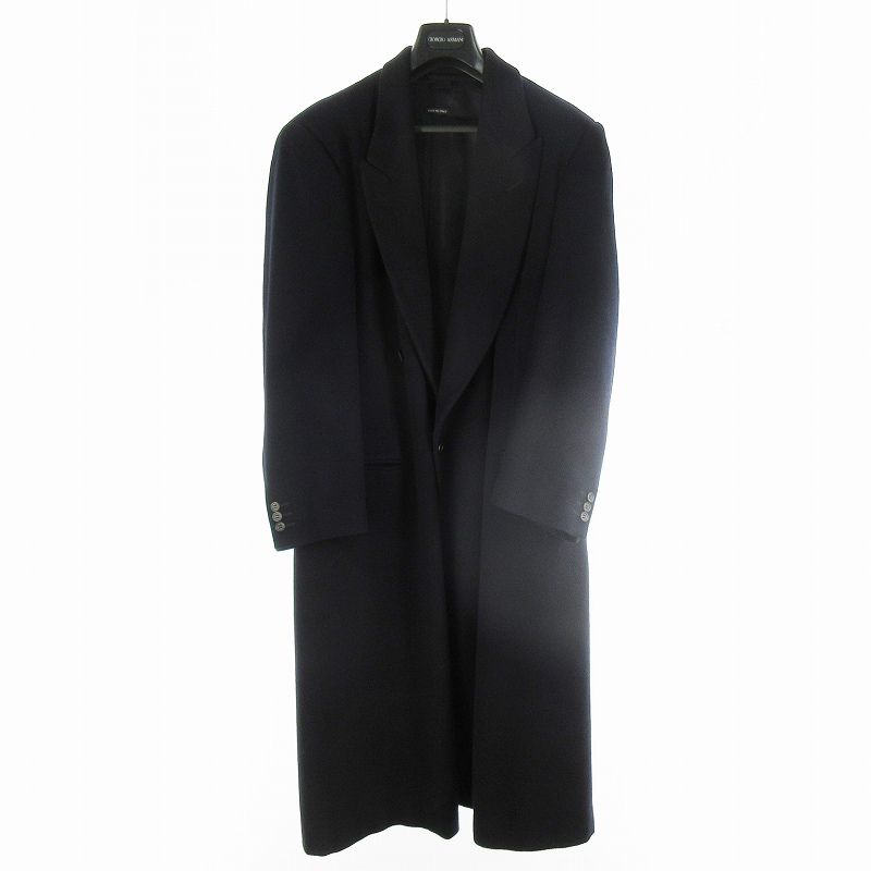 ジョルジオアルマーニ GIORGIO ARMANI カシミヤ100％ チェスターコート
