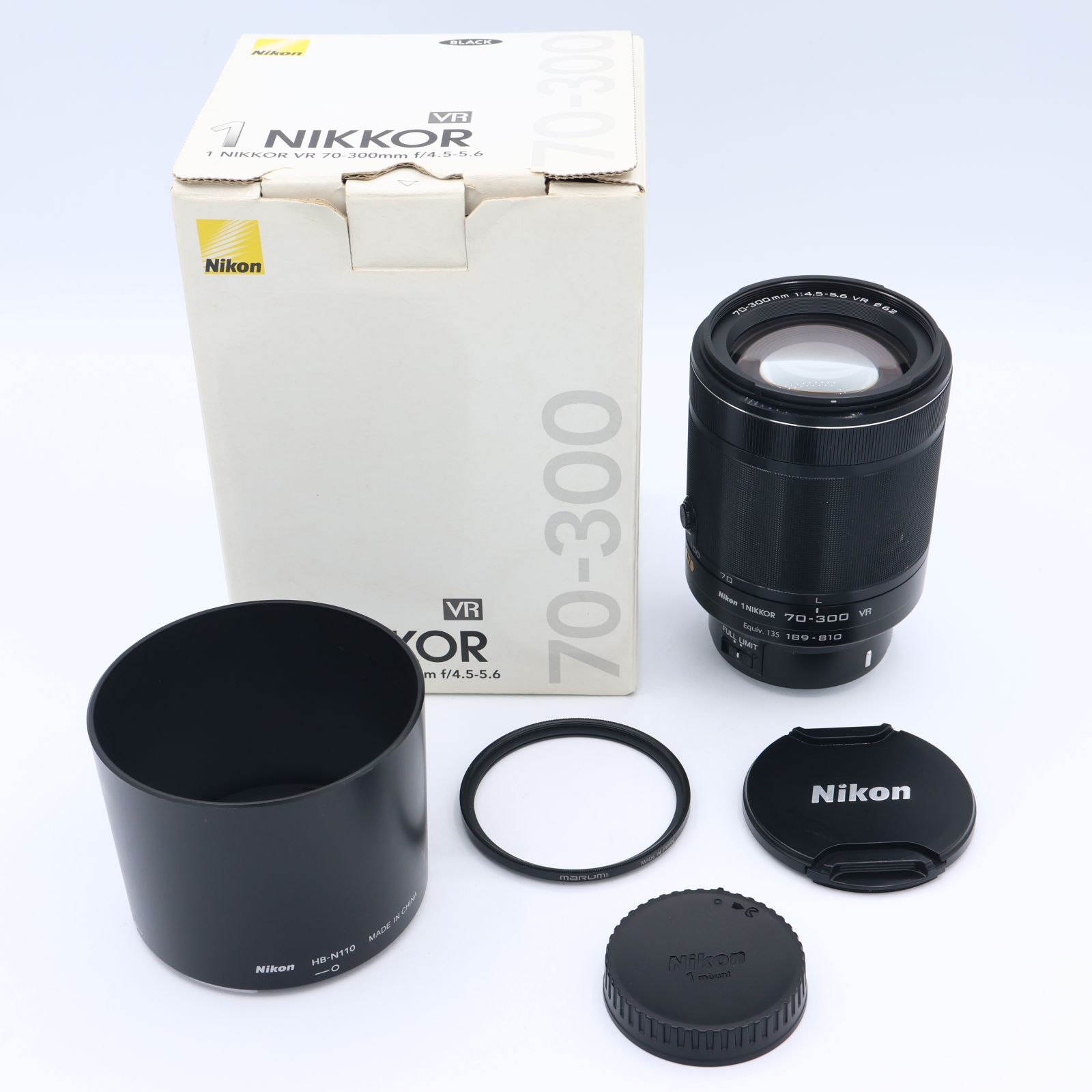 Nikon ニコン 望遠ズームレンズ1 NIKKOR VR 70-300 mm f 4.5-5.6 1 NVR 251201_