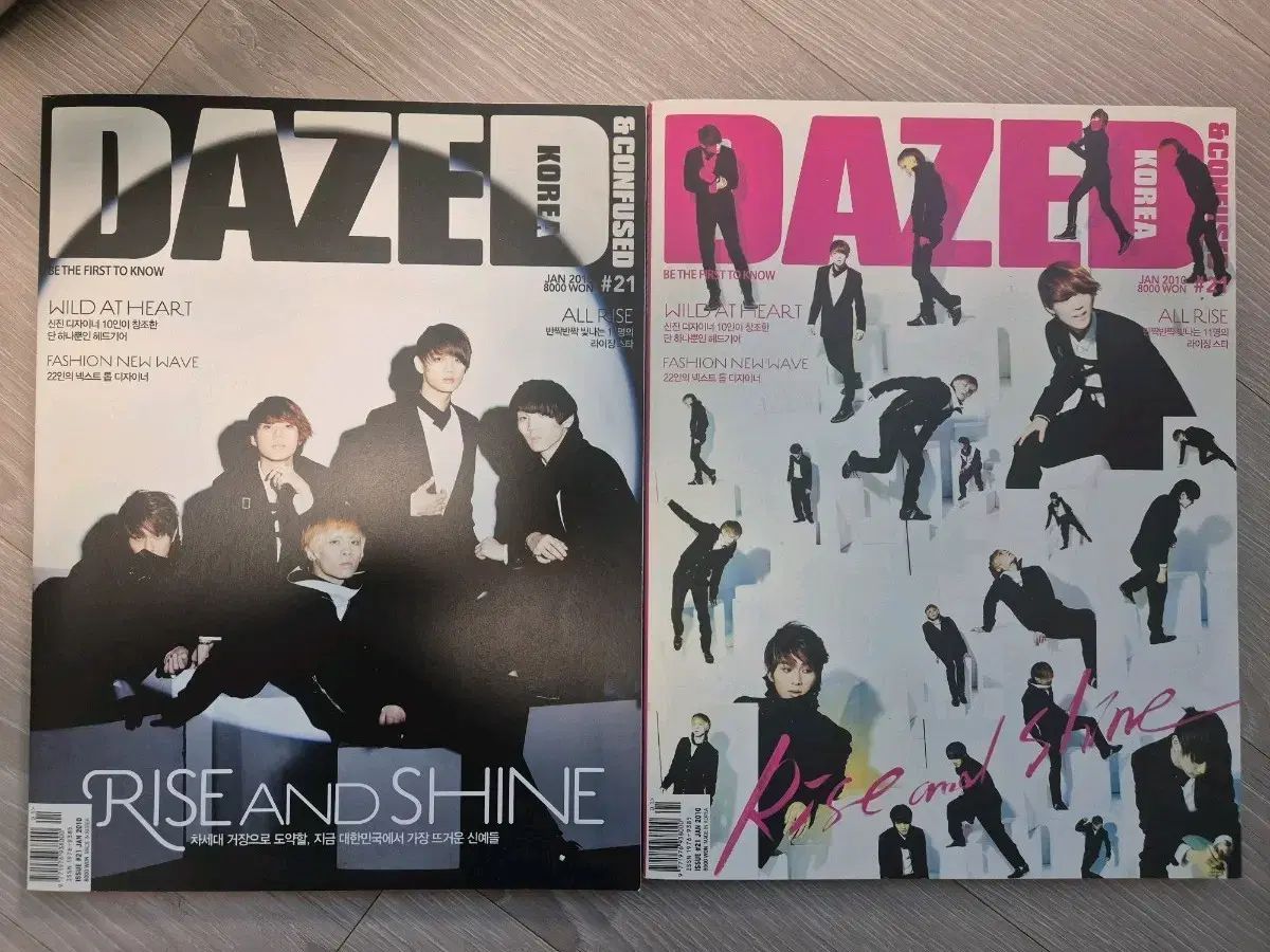 SHINee シャイニー DAZED 雑誌 2010年 2巻