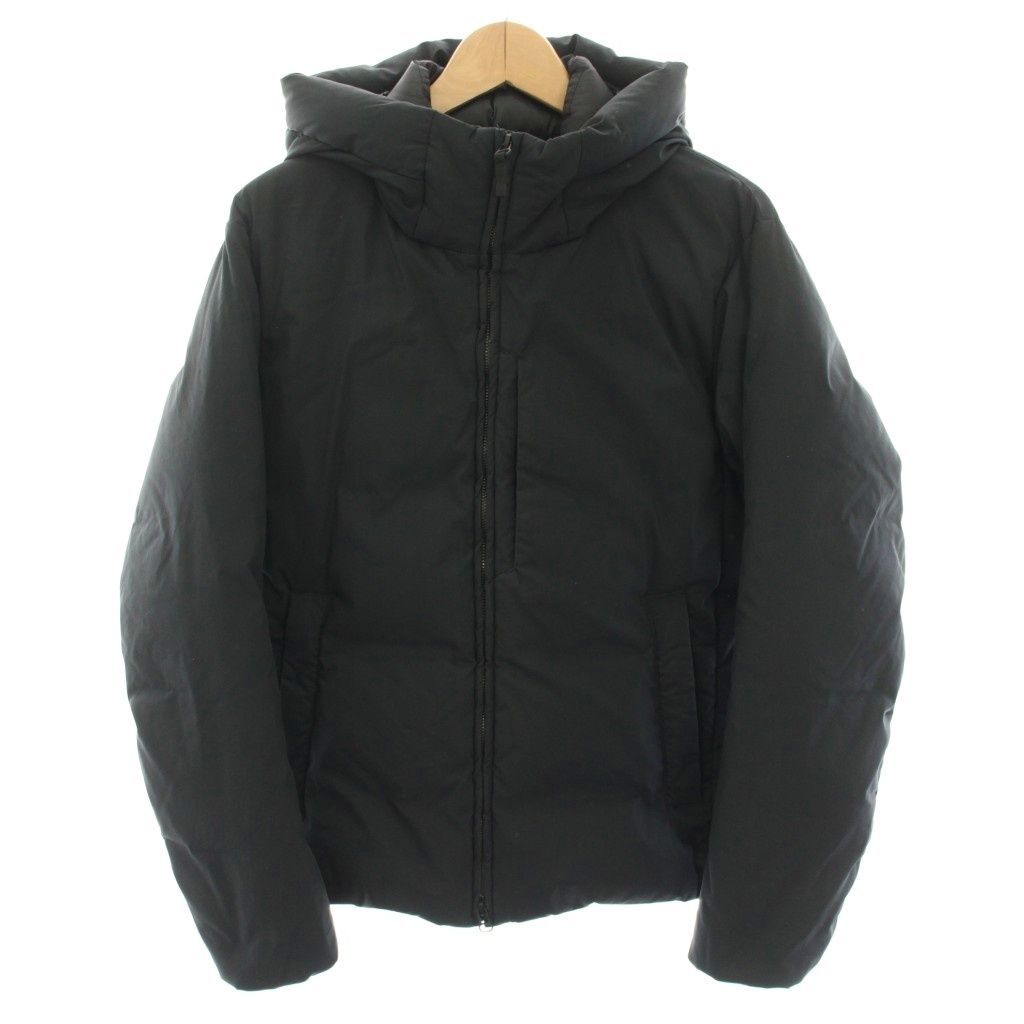 B&Y ユナイテッドアローズ BEAUTY&YOUTH ビューティー&ユース BY ウェザーフーディダウンジャケット アウター フード M 黒 ブラック 1225-114-8359 /YT