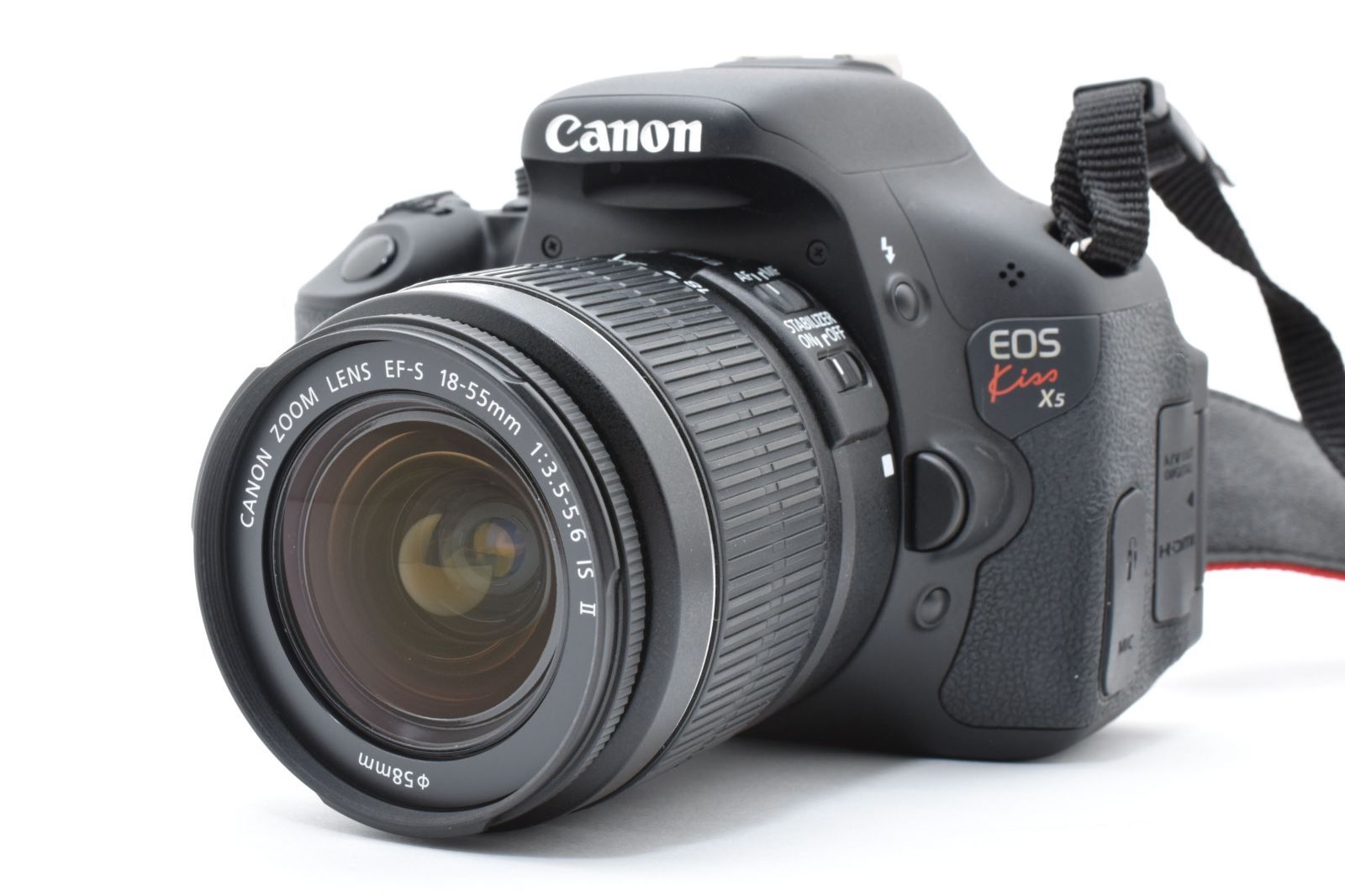 □ 特上美品 □ S数299回 キャノン Canon EOS Kiss X5 ＋ EF-S 18-55mm
