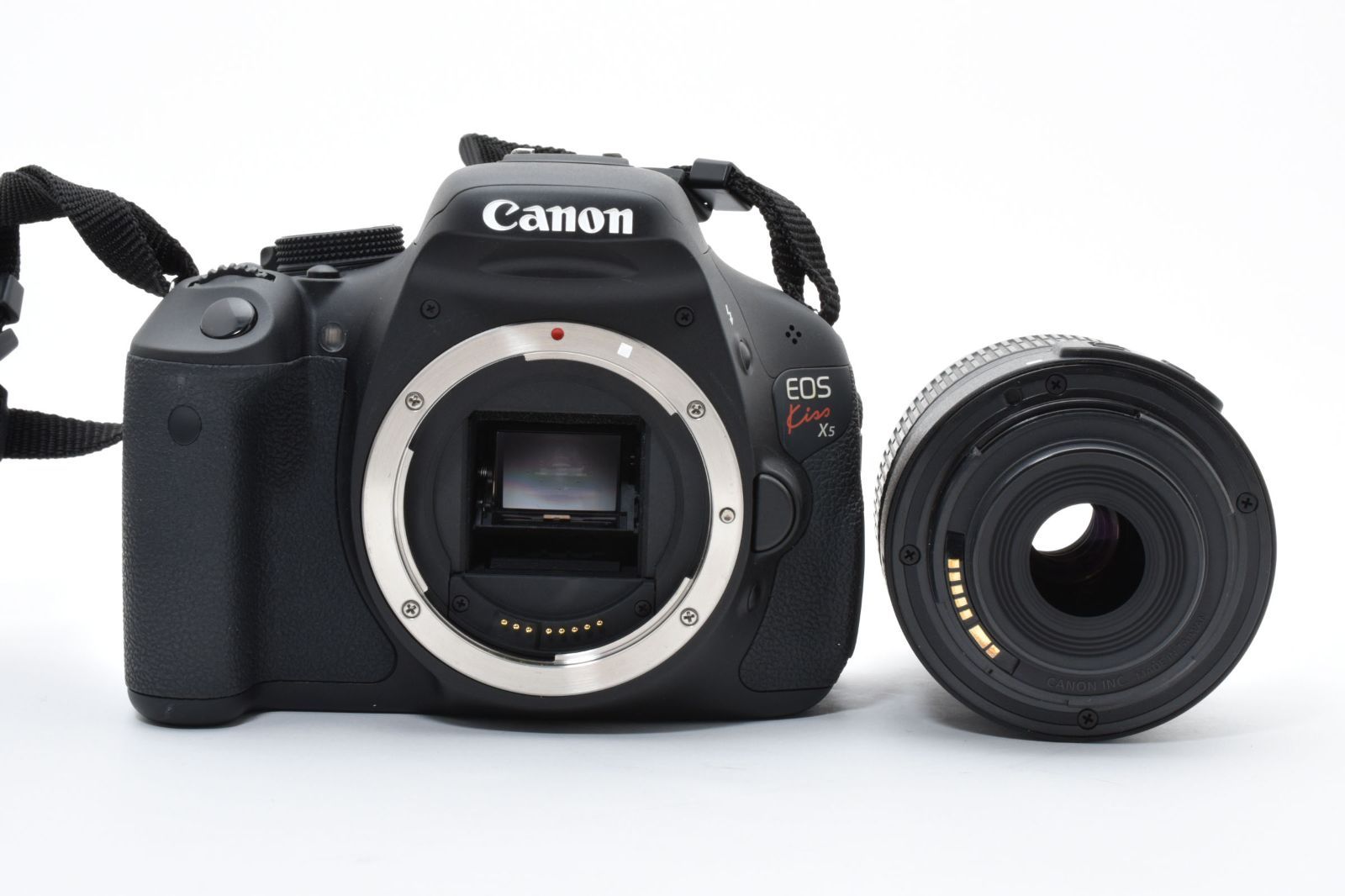 □ 特上美品 □ S数299回 キャノン Canon EOS Kiss X5 ＋ EF-S 18-55mm