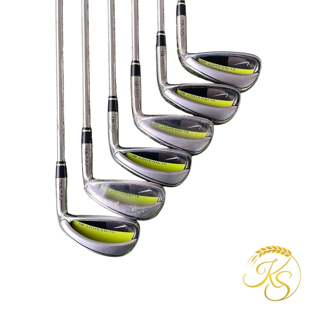 NIKE SLINGSHOT アイアン６本 純正スチール SR メンズ 右 ナイキ アイアン 6本 右 Nike SLINGSHOT 40 スチール 未使用あり