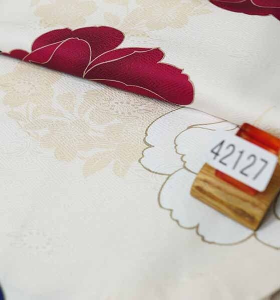 二尺袖着物 仕立て上がり bonheur saisons ボヌールセゾン 着物丈はショート丈 アイボリー NO 42127-03