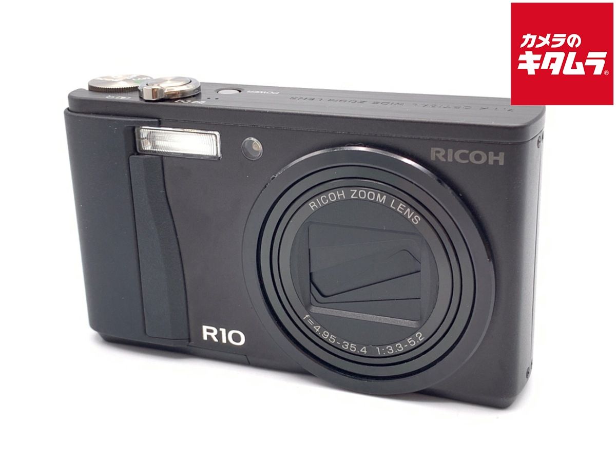 RICOH R10 デジタルカメラ ブラック コンパクトデジカメ ZOOM LENS 