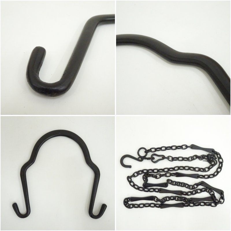 木村清五郎造 さび色板鎖 釻鎖弦道具（共箱） 茶道 抹茶 おしゃれ