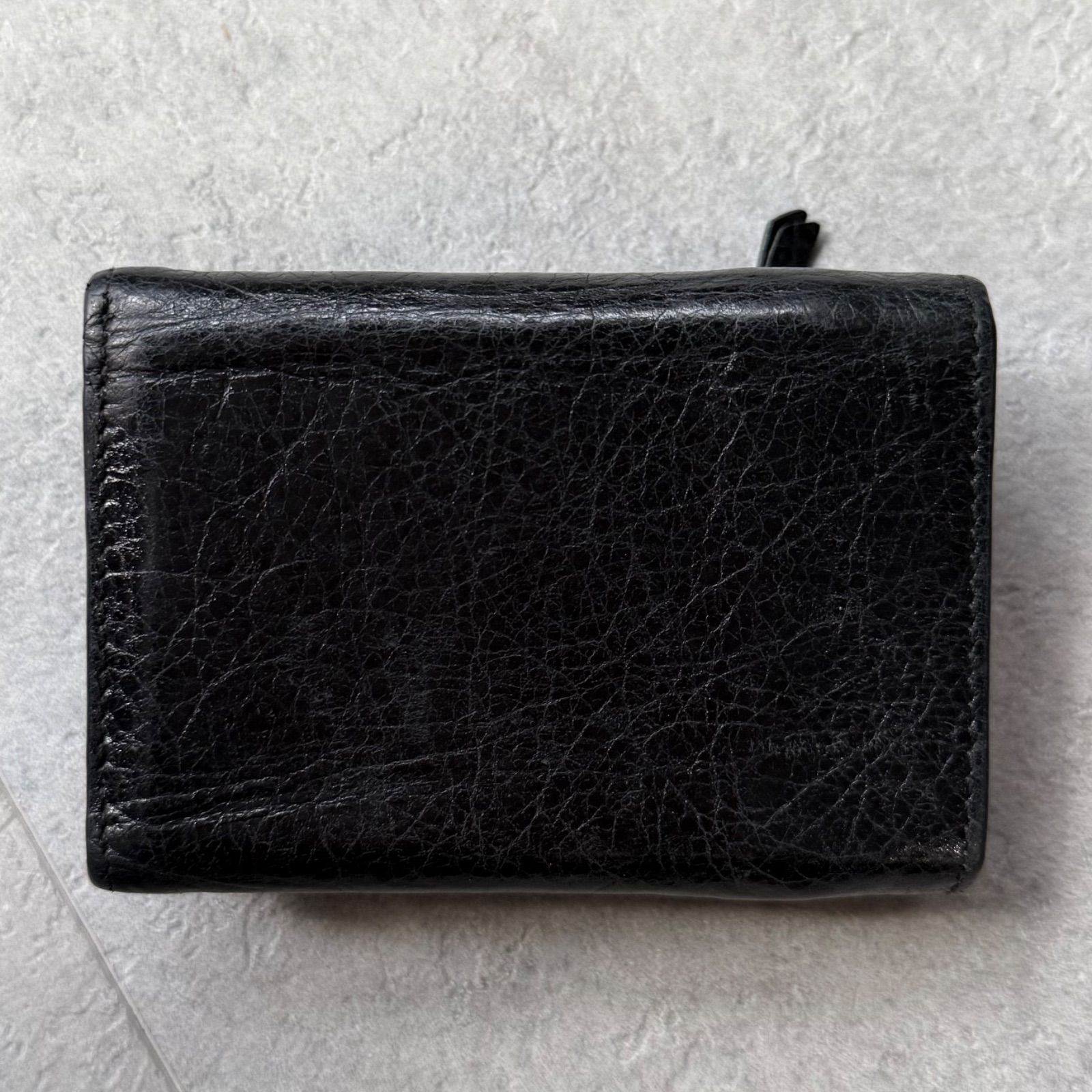 美品 BALENCIAGA バレンシアガ 三つ折り財布 クラシックミニ