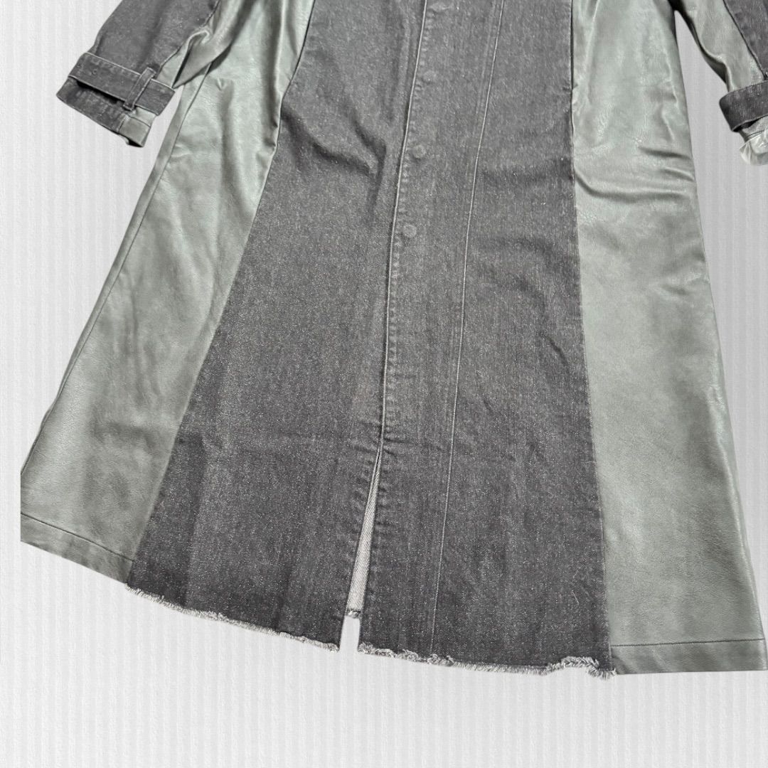 タグ付き未使用】ムルーア YUKKOコラボ フェイクレザーパターンロング