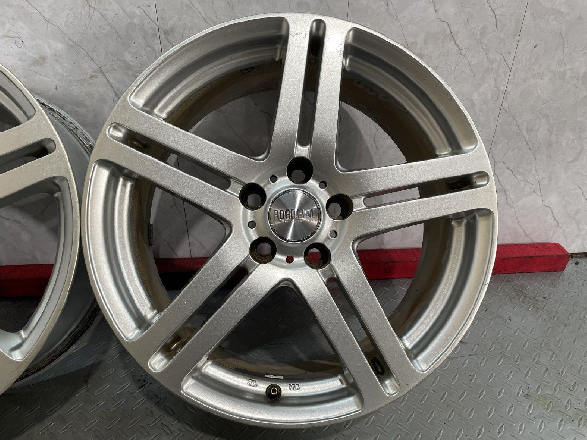  ロードライン 社外ホイール 18インチ 4本 7 3 45 トヨタ 設計 ビッグキャリパー対応 クラウン等 MHZ 847 18インチ ホイール